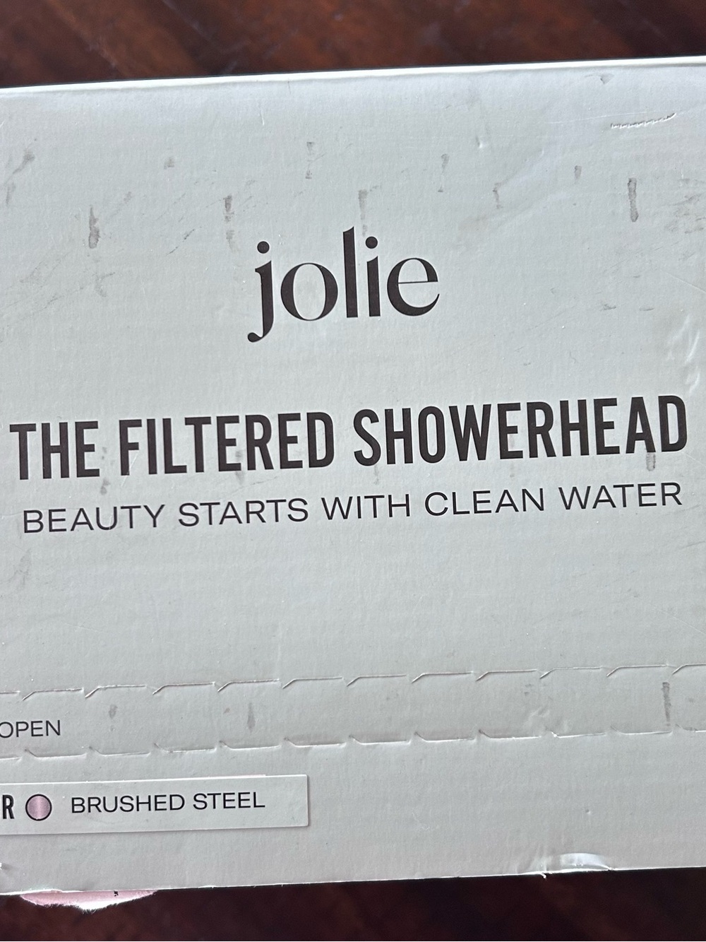 Jolie Showerhead Box, new and unopened